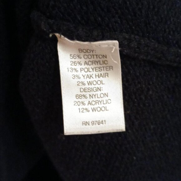 J.Jill Scottie Scottish Dog Intarsia wool blend knit Sweater size medium - Picture 4 of 5